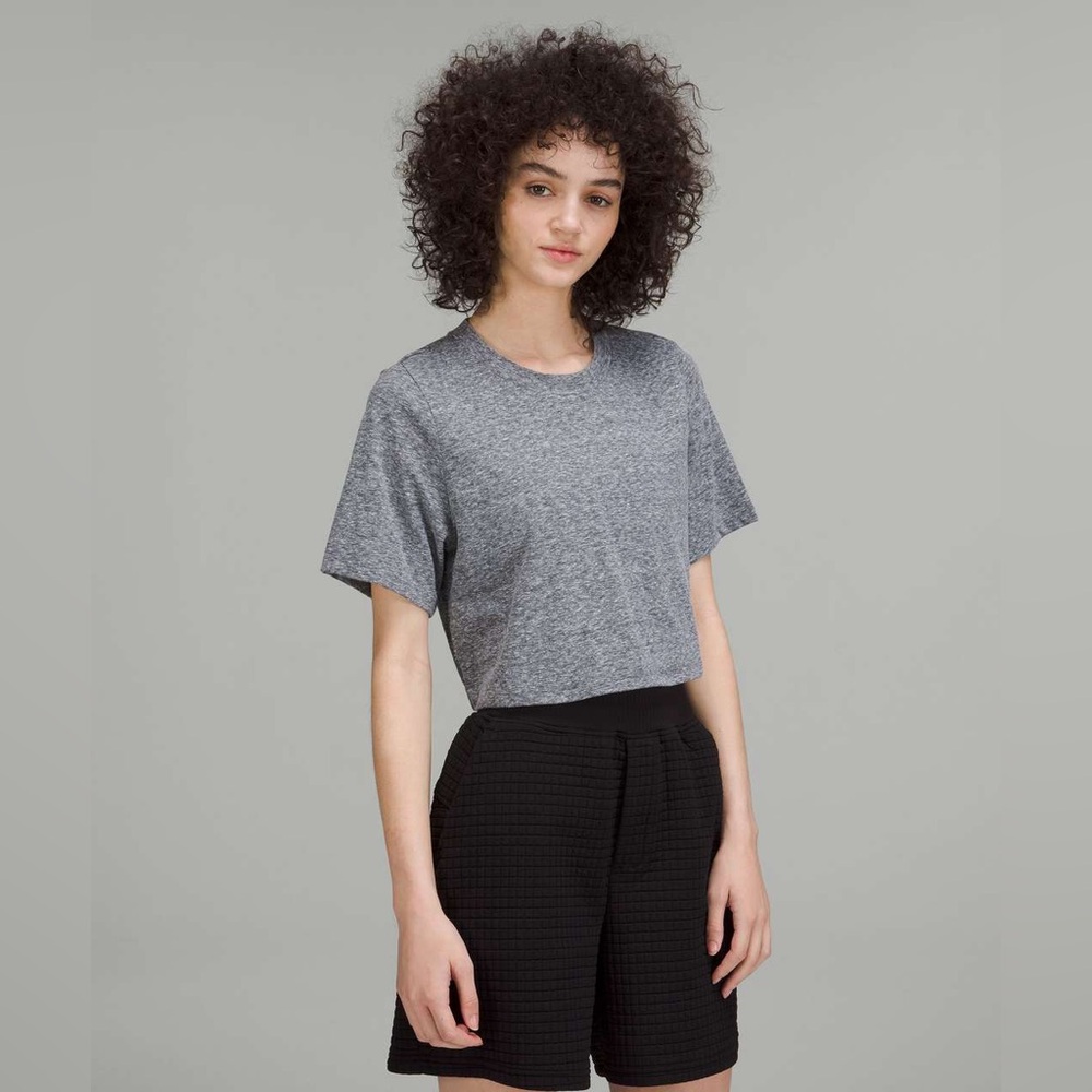 Lululemon lab Relaxed Cropped Crewneck T-Shirt